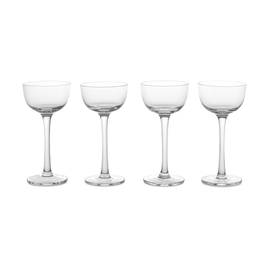 ferm LIVING Host likörglas 4-pack Clear