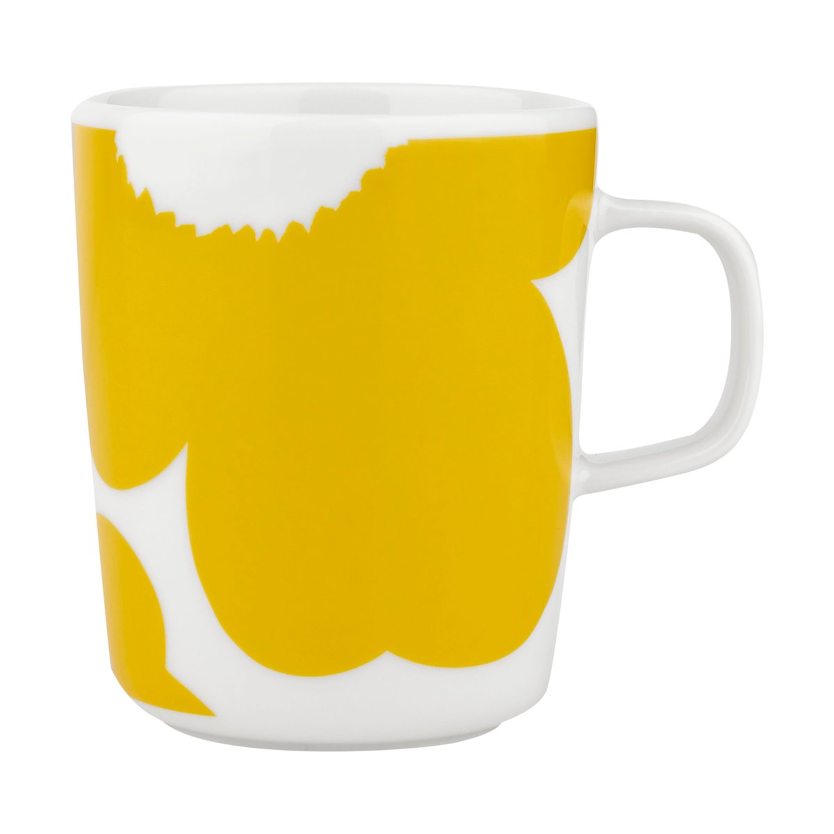 Marimekko Iso Unikko mugg 25 cl White-spring yellow