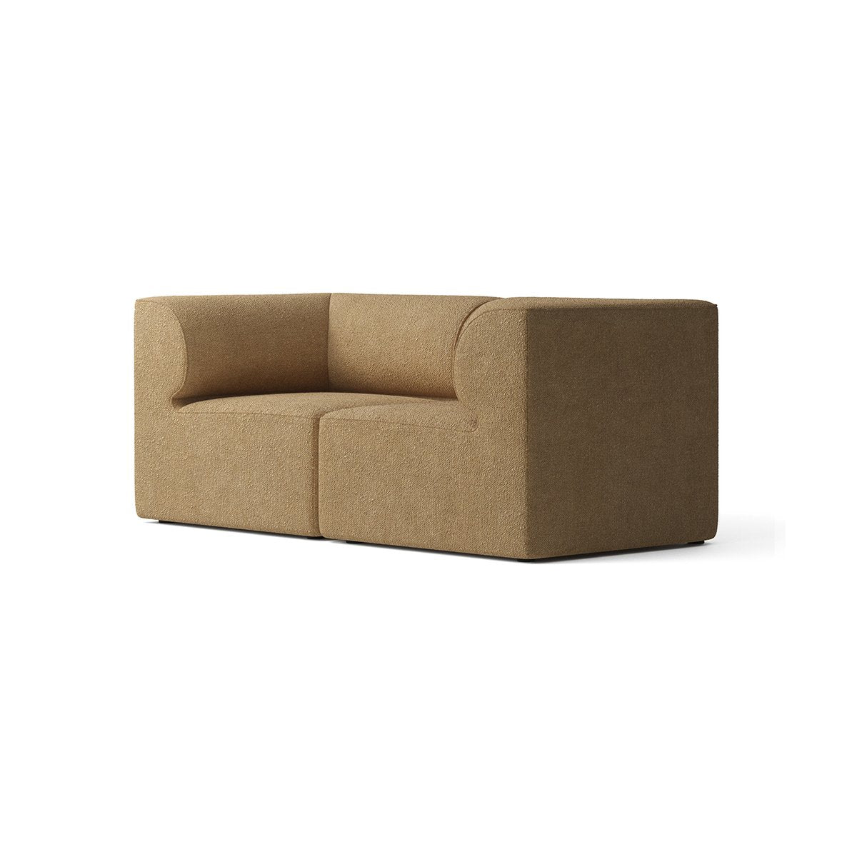 Audo Copenhagen Eave 86 modular sofa configuration 1 Audo Bouclé 06 (Gold)