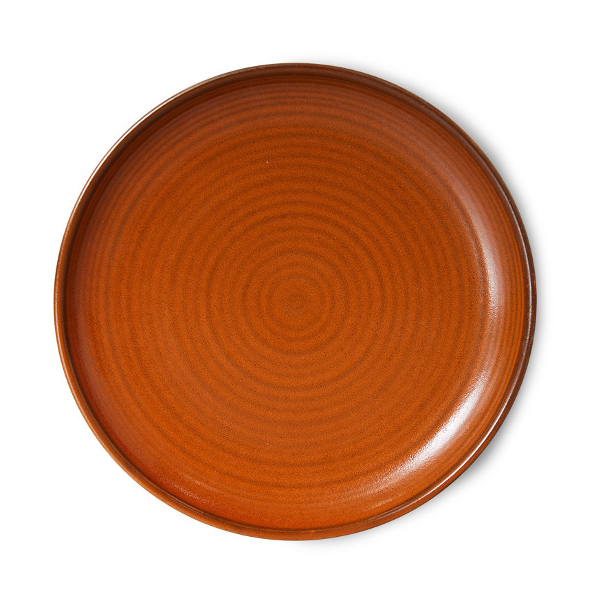 HKliving Home Chef side plate kleiner Teller Ø20cm Burned orange