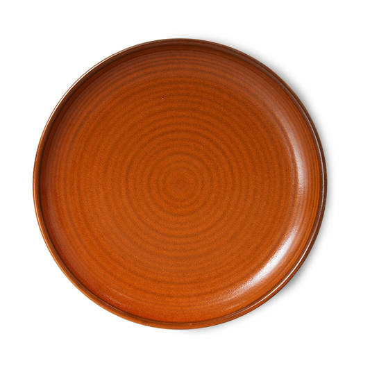 HKliving Home Chef side plate kleiner Teller Ø20cm Burned orange