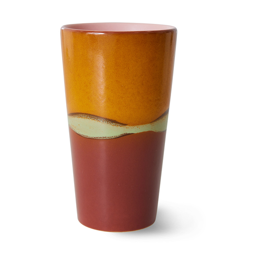 HKliving 70's lattemugg Clay