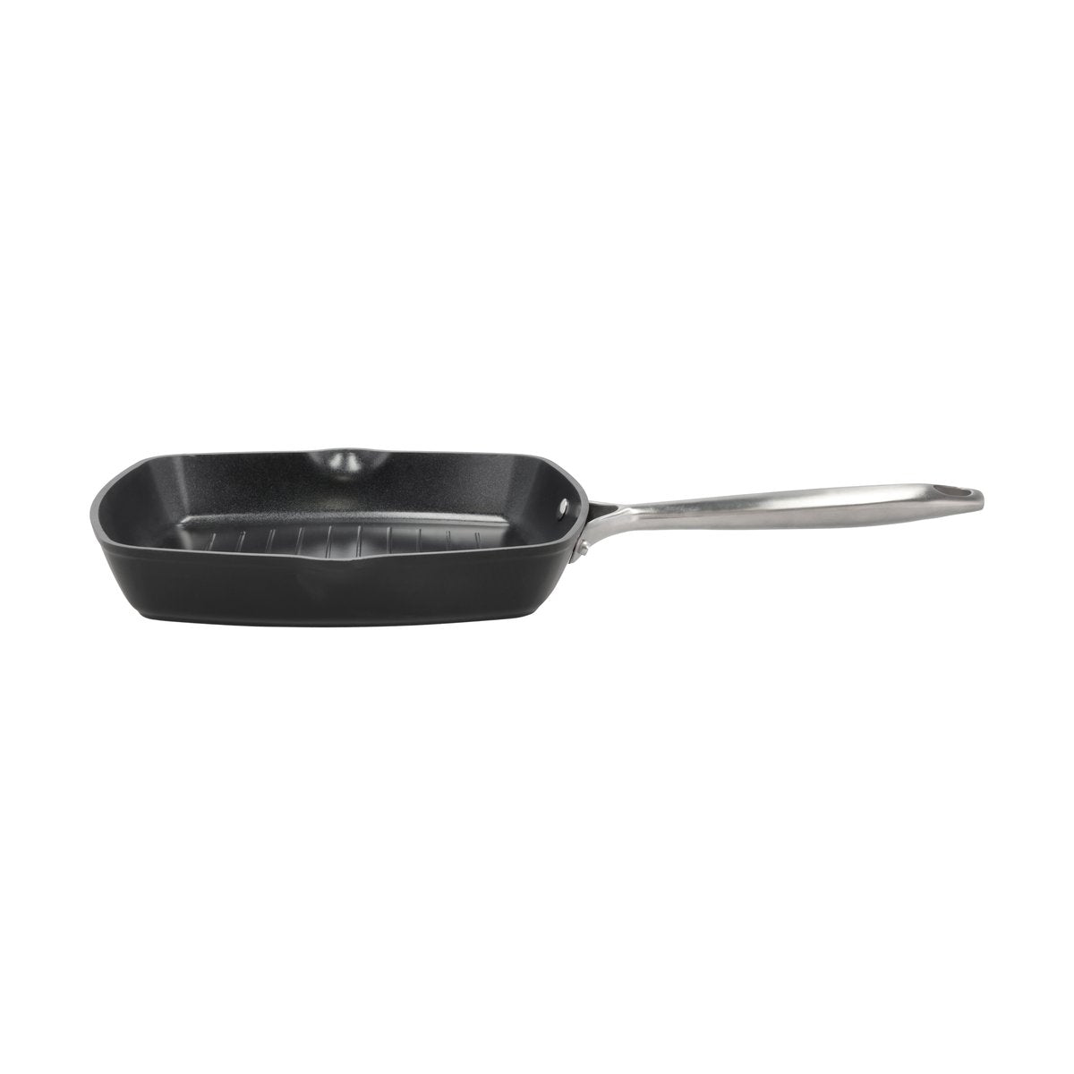 Pillivuyt Travo grillpanna keramisk non-stick 24x24 cm Svart-aluminium