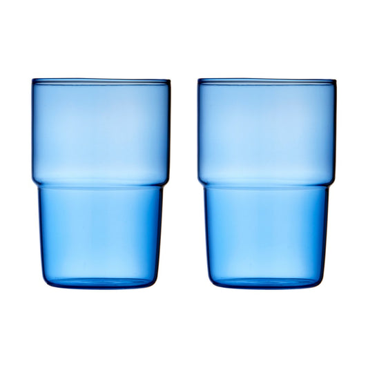 Lyngby Glas Torino dricksglas 40 cl 2-pack Blue