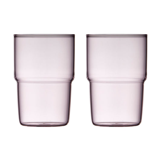 Lyngby Glas Torino dricksglas 40 cl 2-pack Pink