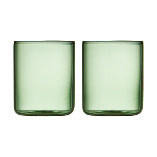 Lyngby Glas Torino shotglas 6 cl 2-pack Green