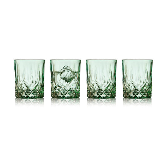 Lyngby Glas Sorrento whiskeyglas 32 cl 4-pack Green