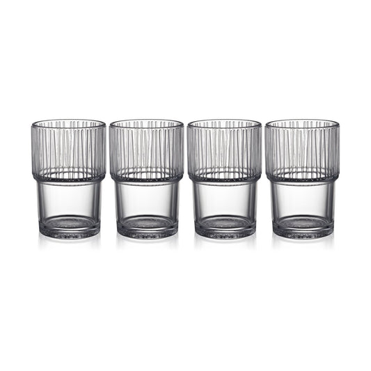 Bitz Kusintha caféglas 38 cl 4-pack Clear