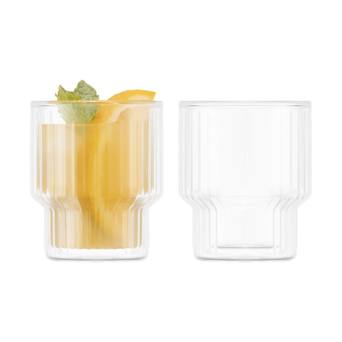 Bodum Navalia dubbelväggigt glas 15 cl 2-pack Klar