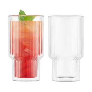 Bodum Navalia dubbelväggigt glas 25 cl 2-pack Klar