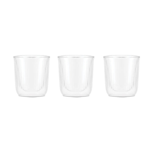 Bodum Douro dubbelväggigt sakeglas 6 cl 3-pack Klar-bambu