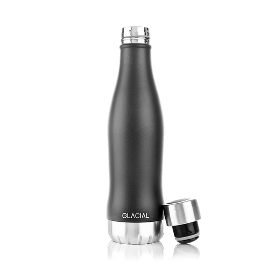 Glacial Glacial vattenflaska 400 ml Matte black