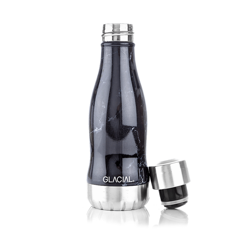 Glacial Glacial vattenflaska 280 ml Black marble