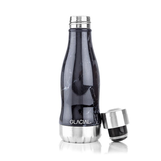 Glacial Glacial vattenflaska 280 ml Black marble