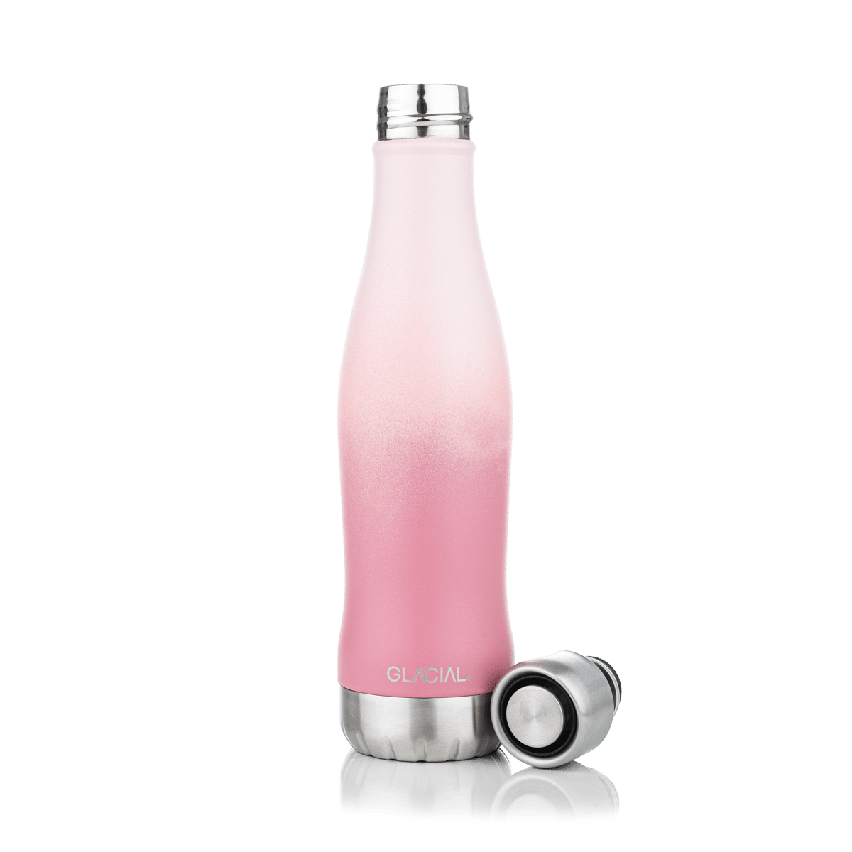 Glacial Glacial vattenflaska active 400 ml Pink fade