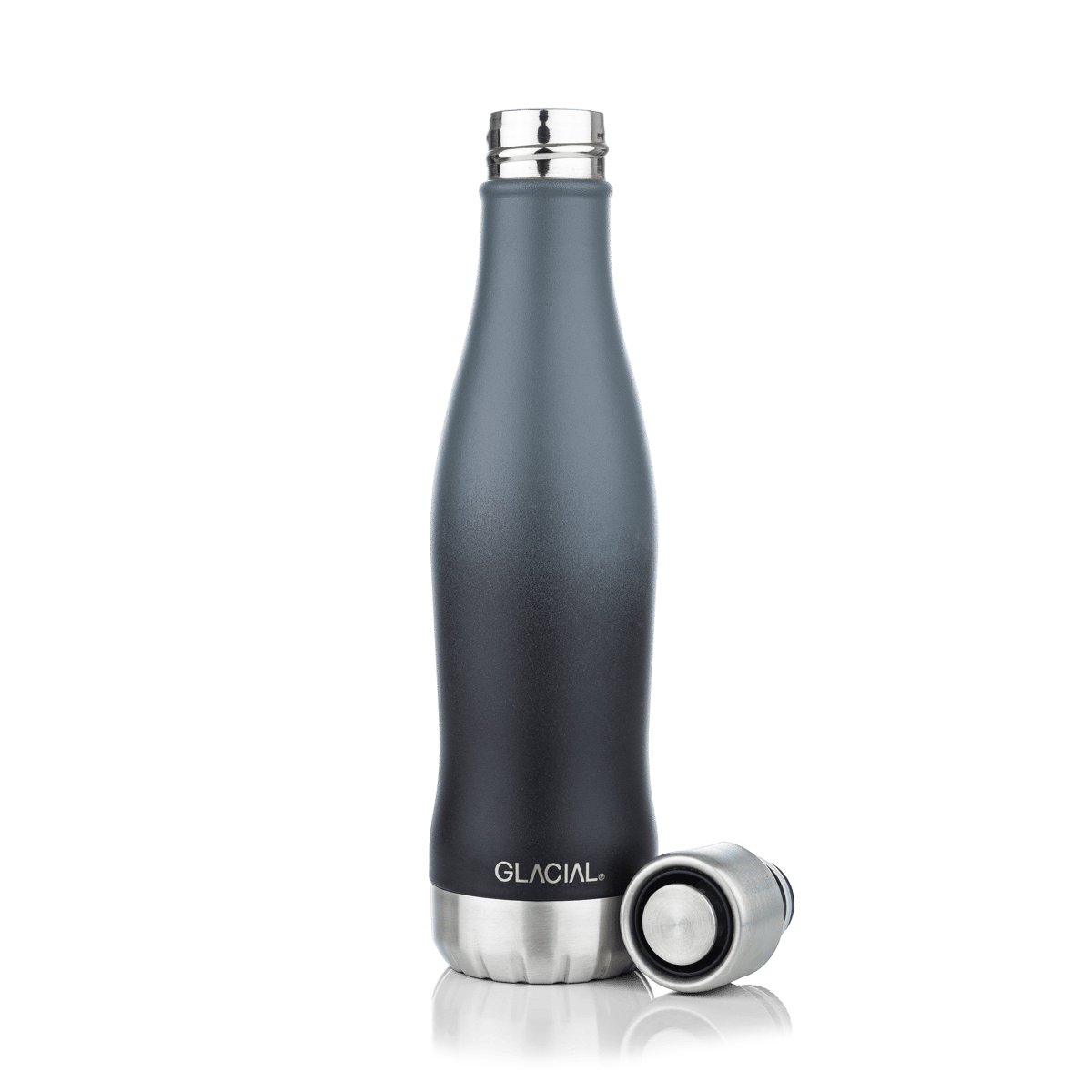 Glacial Glacial vattenflaska active 400 ml Gray fade