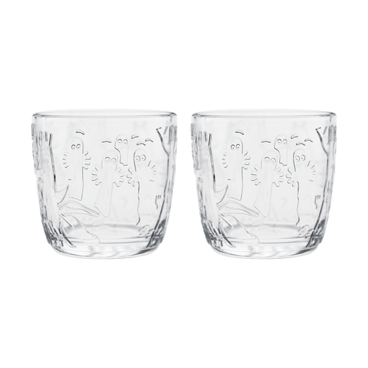 Arabia Mumin glas 28 cl 2-pack Klar