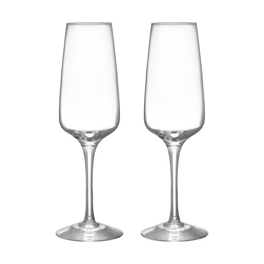 Orrefors Pulse champagneglas 28 cl 2-pack Klar