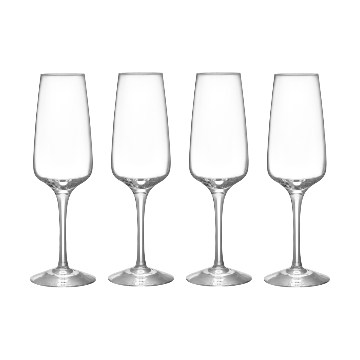 Orrefors Pulse champagneglas 28 cl 4-pack Klar