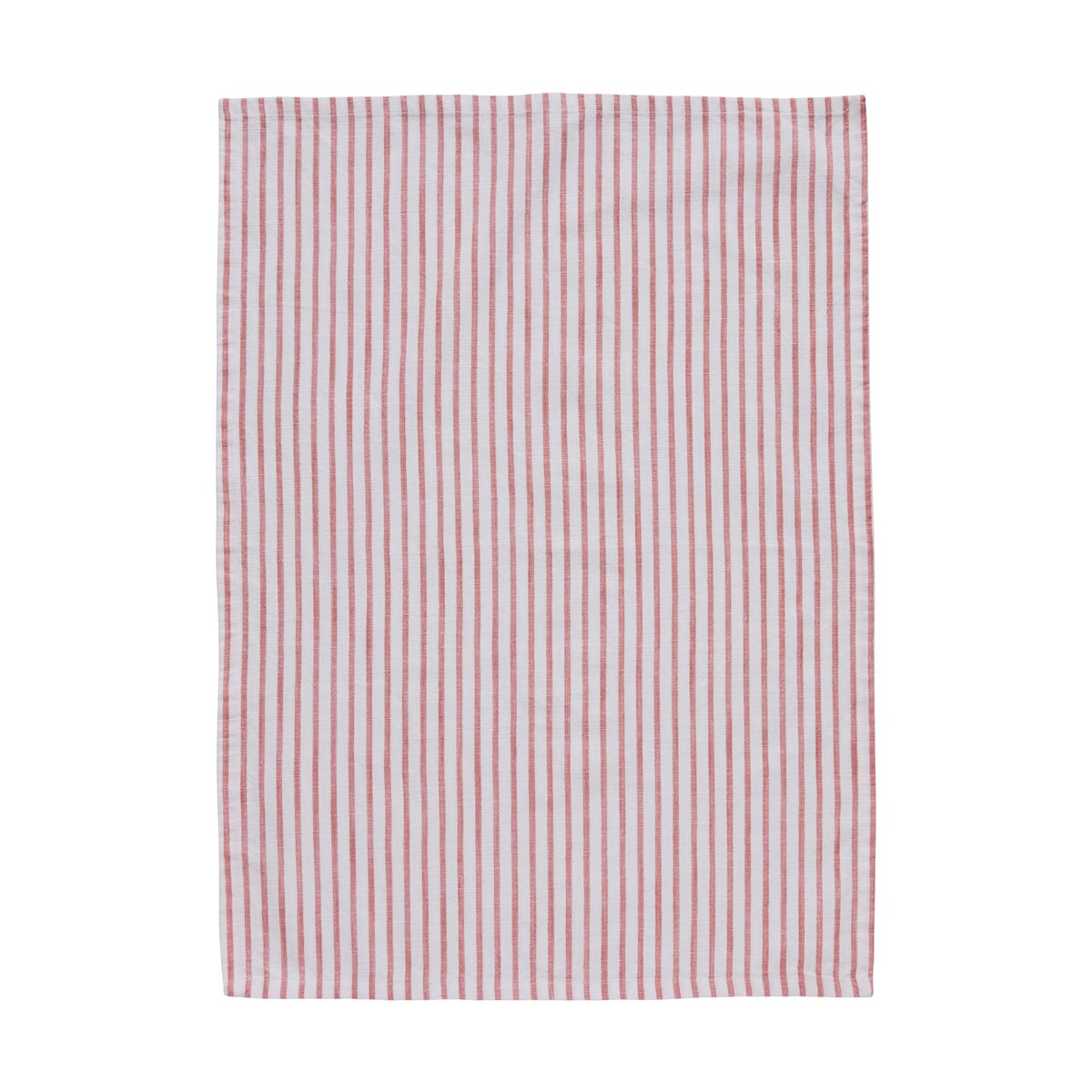 Lene Bjerre Olivia Geschirrtuch schmale Streifen 50x70 cm Off White-Dark Coral