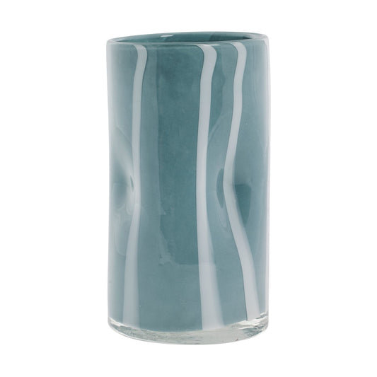 Lene Bjerre Marelle Vase Ø10 cm Light blue-white