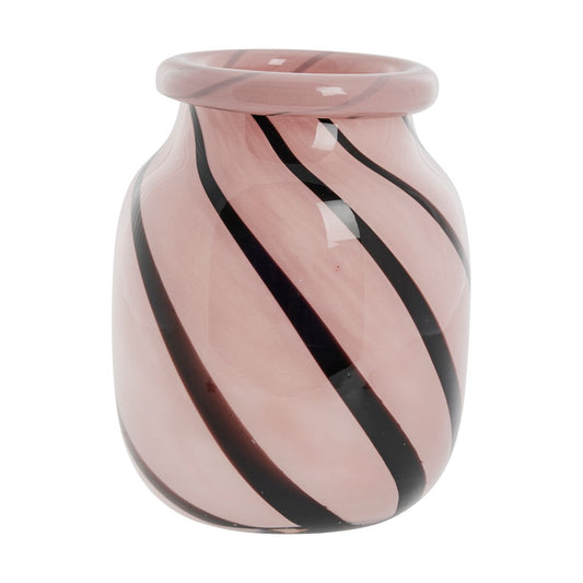 Lene Bjerre Marena Vase Ø16 cm Rose-black