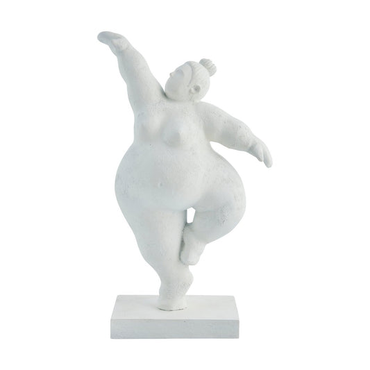 Lene Bjerre Serafina Dekoration Frau auf Zehenspitzen 28,8 cm White