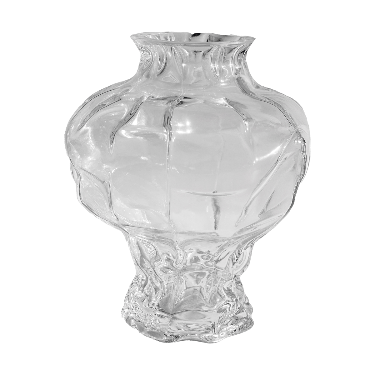 Hein Studio Ammonit Vase 30 cm Clear