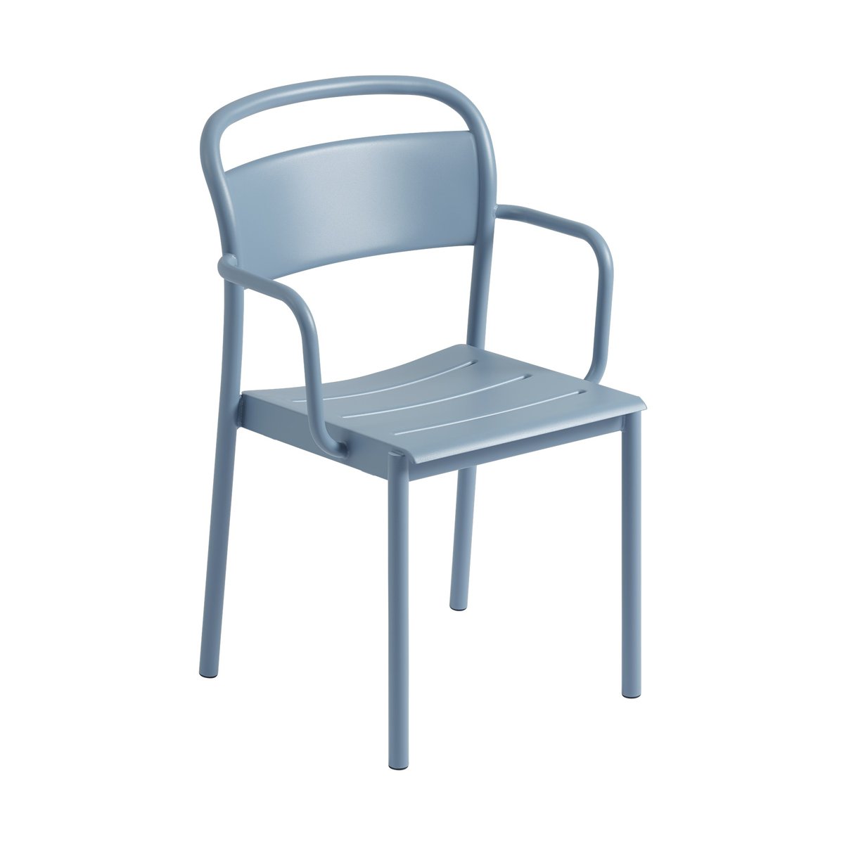 Muuto Linear steel armchair karmstol Pale blue