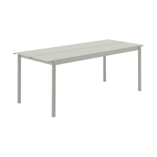 Muuto Linear steel table Stahltisch 75 x 200cm Grey