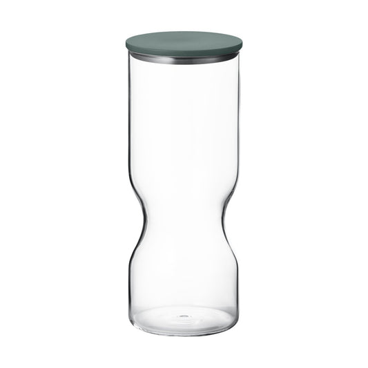 Georg Jensen Alfredo Dose Groß 1,5 L Glas-Grün