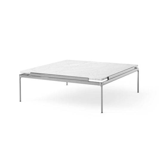 &Tradition Sett LN13 Couchtisch Bianco carrara-dark chrome