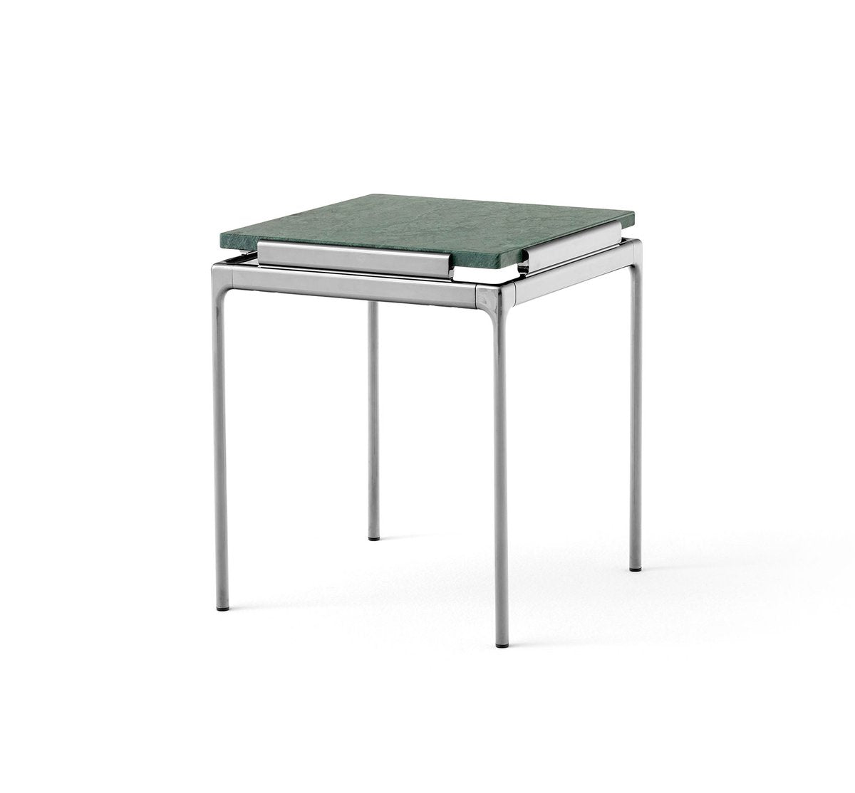 &Tradition Sett LN11 Beistelltisch Verde guatemala-dark chrome