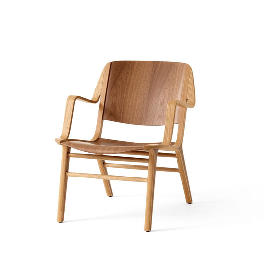 &Tradition AX HM11 Lounge Chair mit Armlehne Walnut-oak