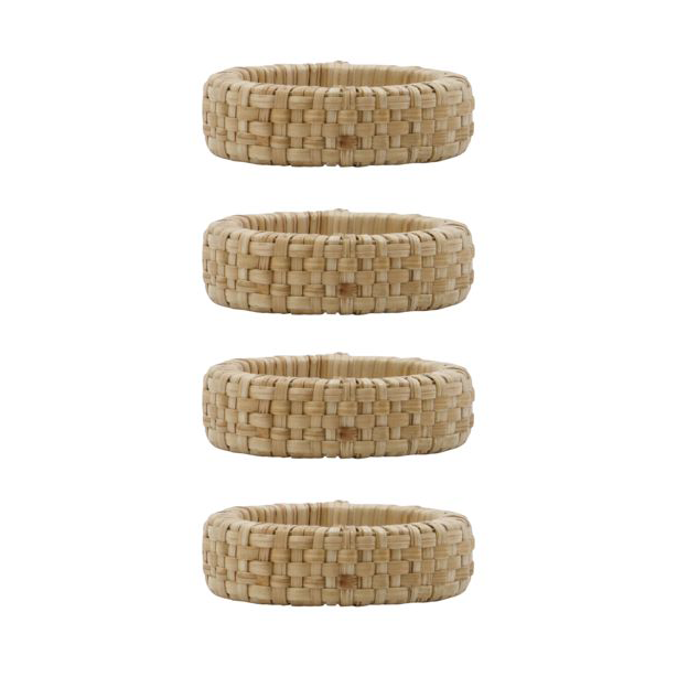 House Doctor Kind Serviettenring Ø5 cm 4er-Pack Bambu