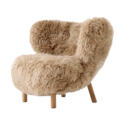 &Tradition Little Petra VB1 Sessel Eiche geölt-Sheepskin honey