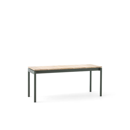 &Tradition Ville AV27 bänk small 110x40 cm Bronze green