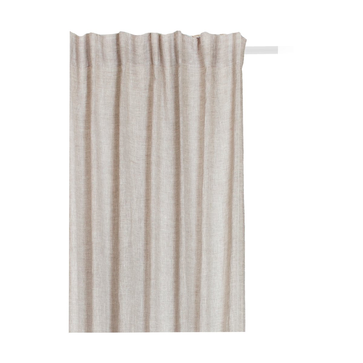 Himla Sunrise Gardine mit Faltenband 280x250 cm Oatmeal