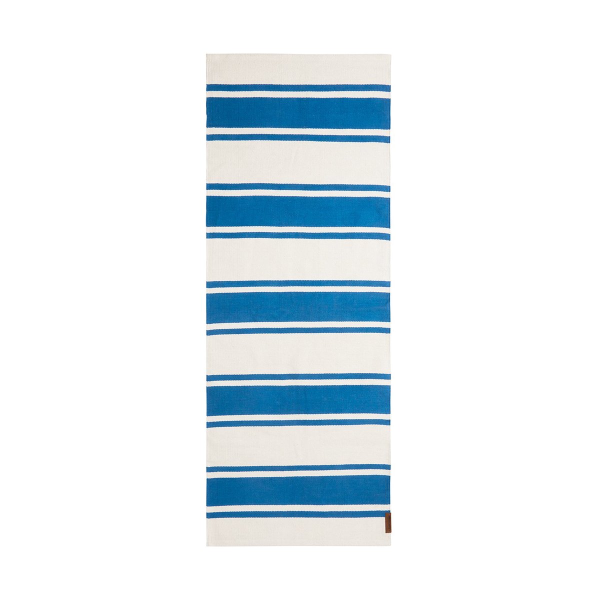 Lexington Organic Striped Cotton Flurteppich 70x130 cm Blue-white