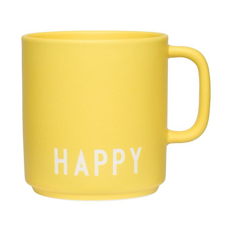 Design Letters Design Letters Lieblingstasse mit Henkel 25cl Yellow