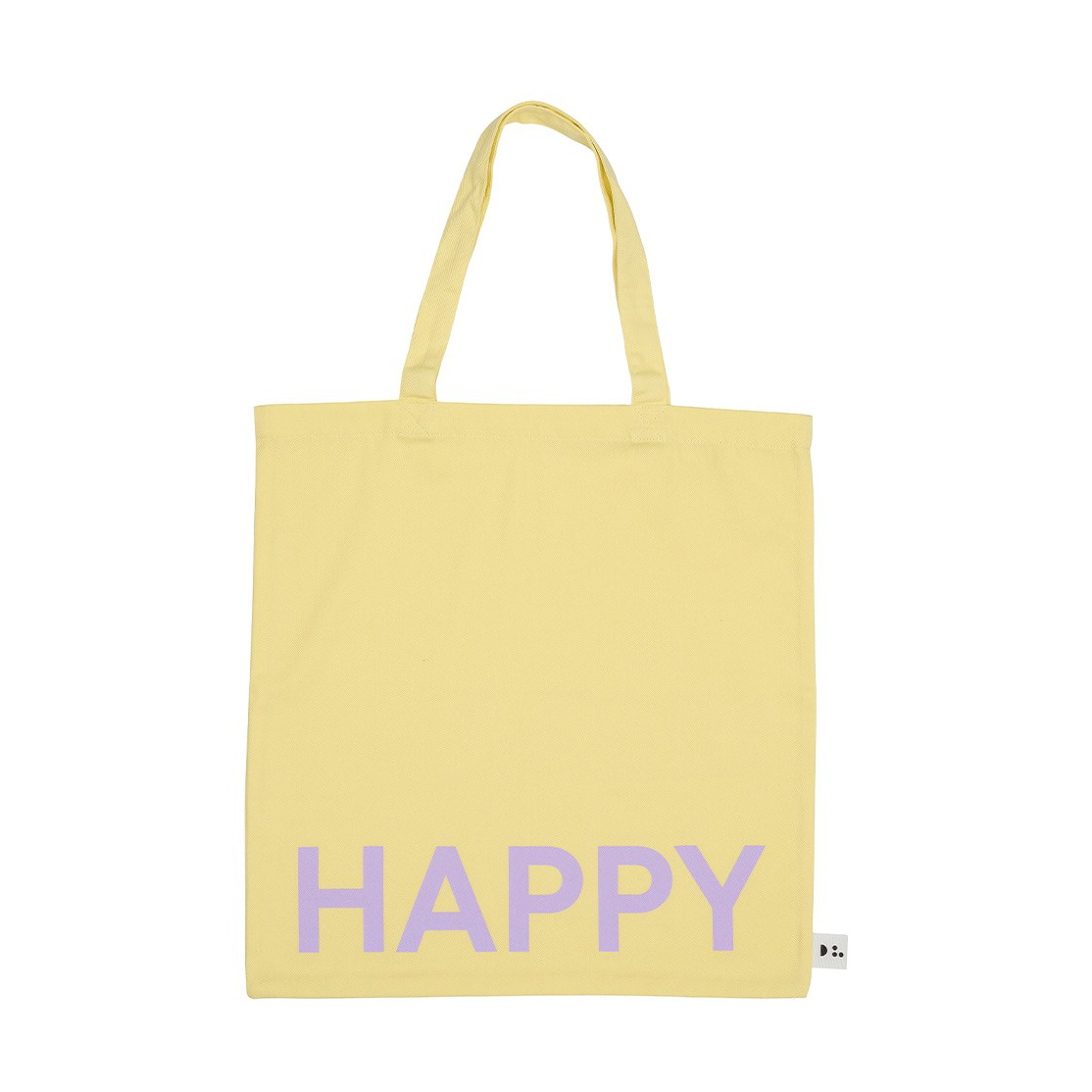 Design Letters Design Letters Tote Bag Tasche Yellow-pink