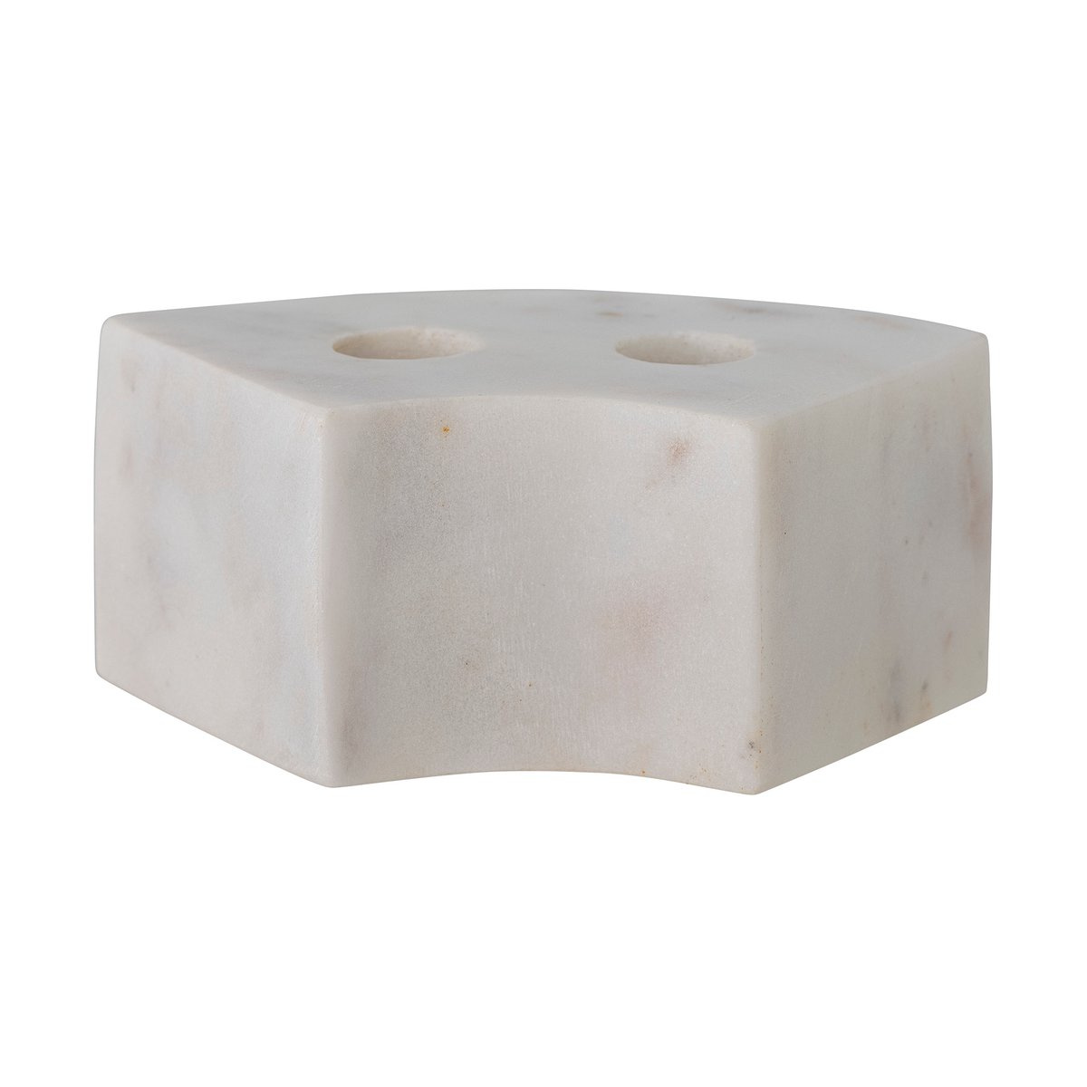 Bloomingville Florida Kerzenständer 14,5x6x7,5 cm White marble