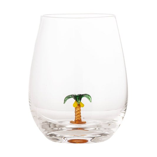 Bloomingville Misa Wasserglas 56 cl Clear-palm tree