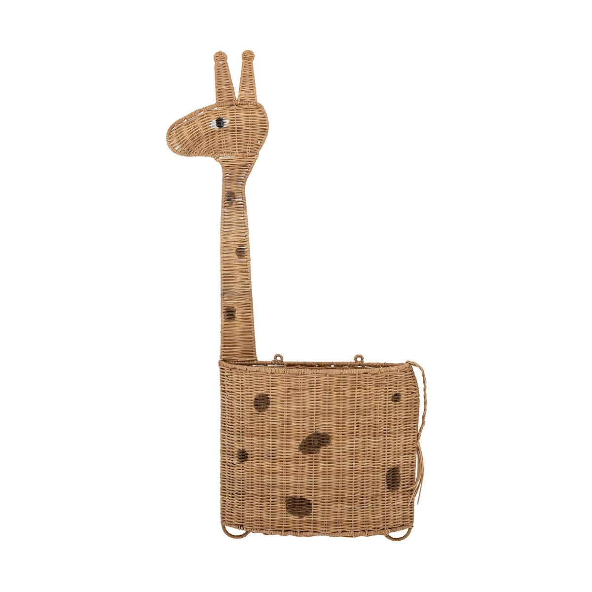 Bloomingville Philine Wandkorb 90 cm Nature giraffe