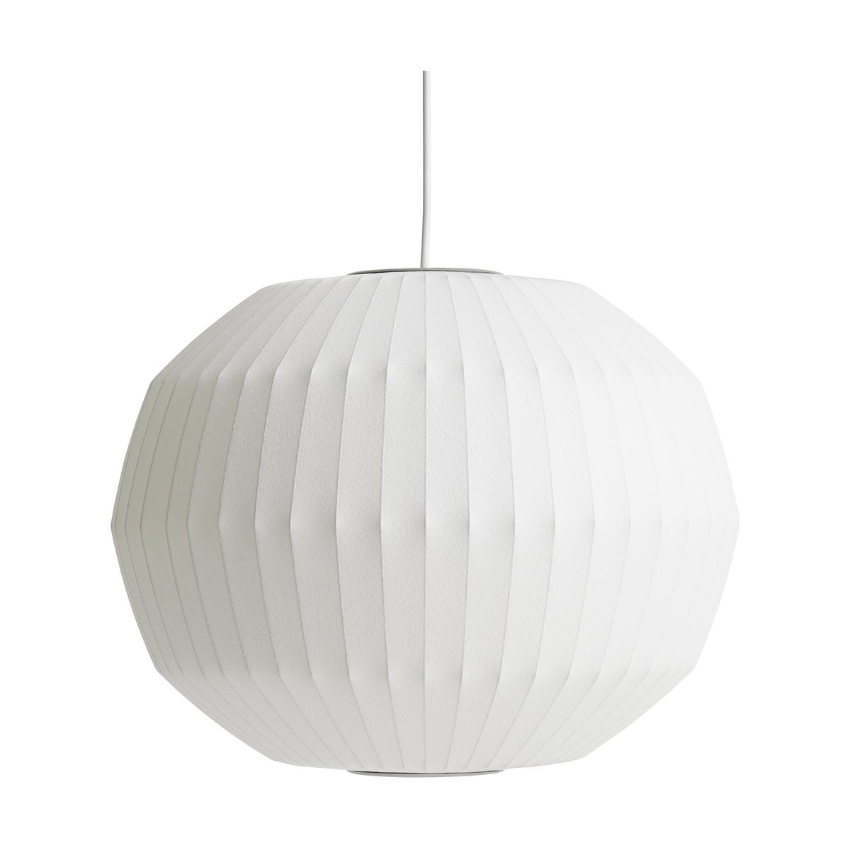 HAY Nelson Bubble Angled sphere Pendelleuchte M Off white