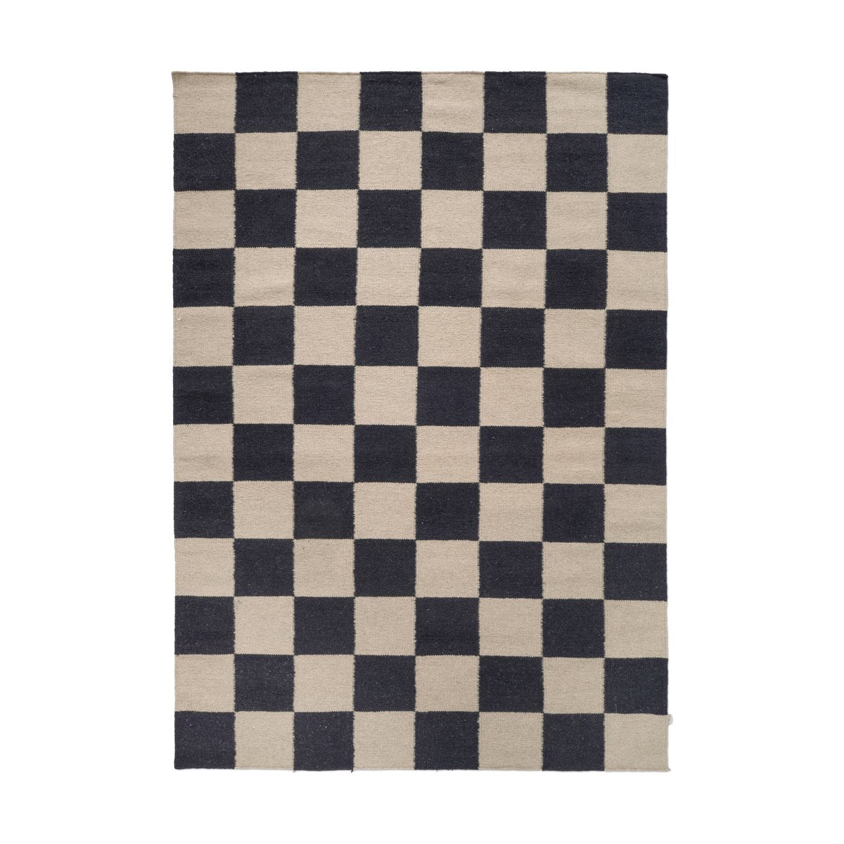 Classic Collection Square Teppich Schwarz-Beige, 200x350 cm