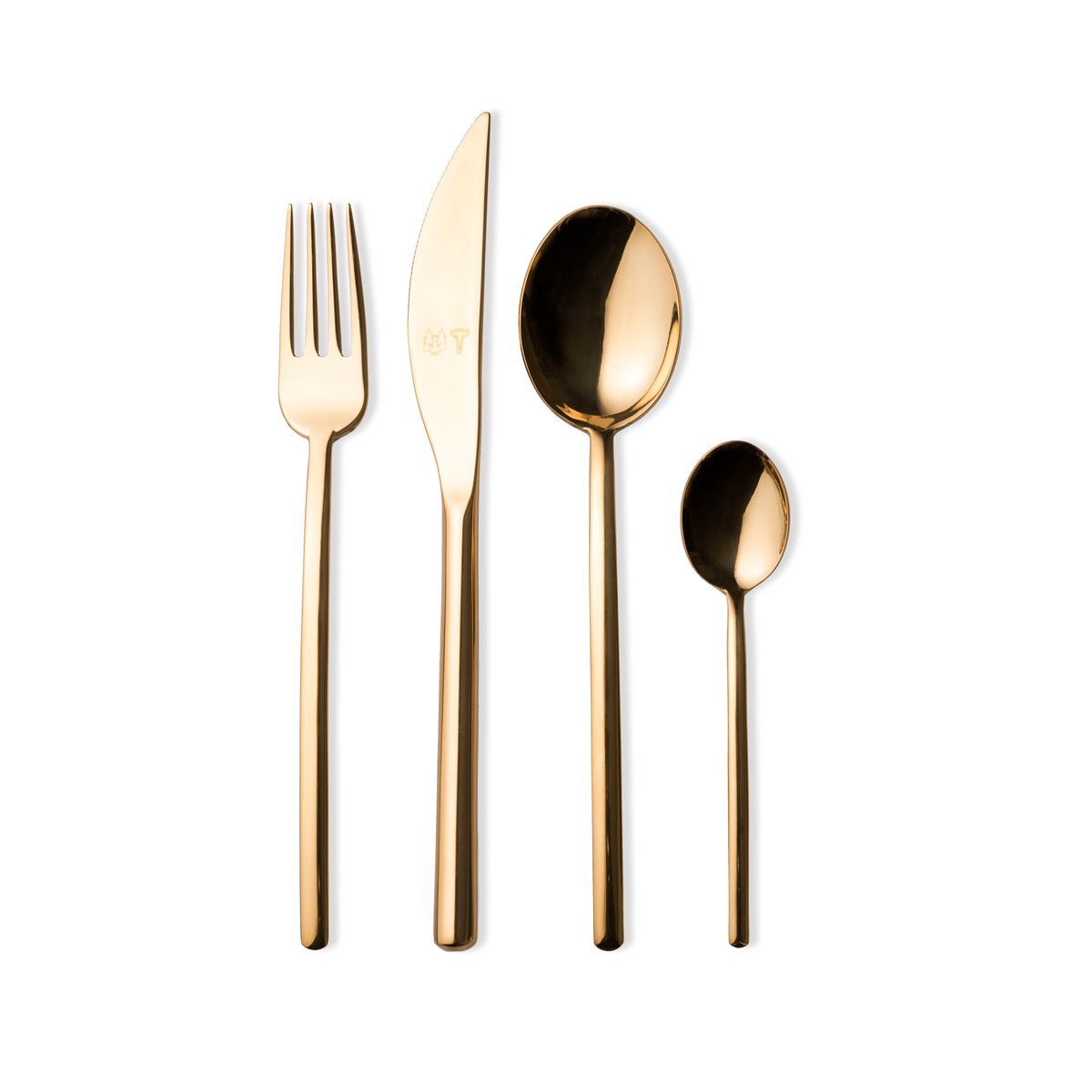 Vargen & Thor BAMBINI Besteckset 16 Teile Luce gold edition