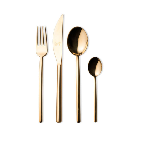 Vargen & Thor BAMBINI bestickset 16 delar Luce gold edition