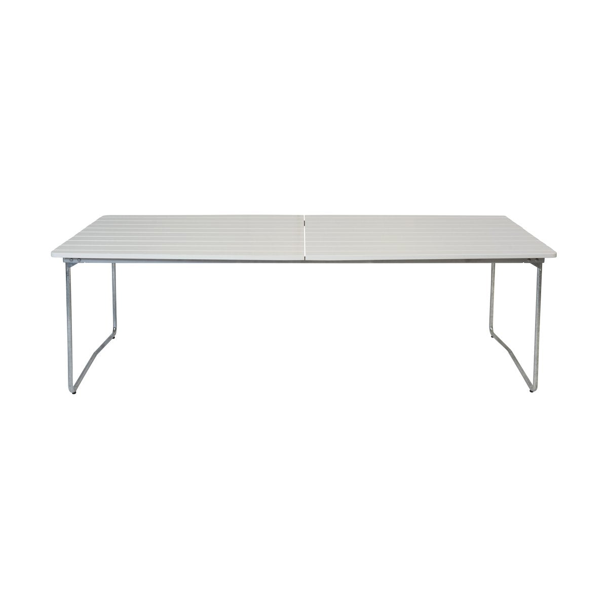 Grythyttan Stålmöbler Table B31 Esstisch 230 cm Eiche weiß lackiert - Beine verzinkt