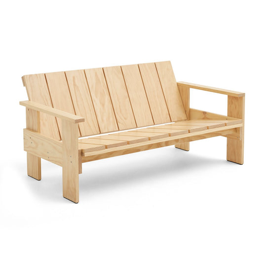 HAY Crate Lounge Sofa Kiefernholz lackiert Klar